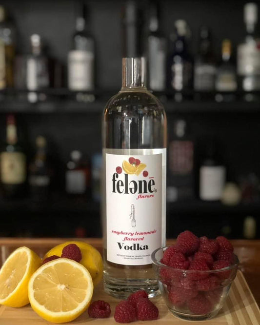Felene® Flavors Raspberry-Lemonade Flavored Vodka 750ml (80 proof/40%abv)