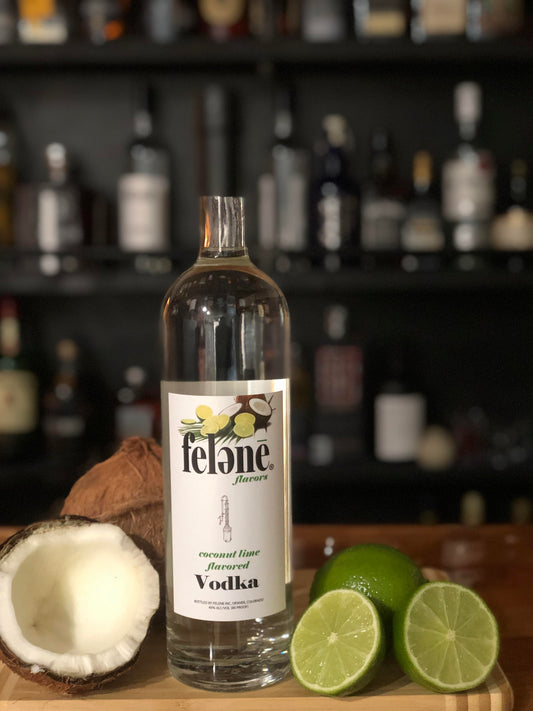 Felene® Flavors Coconut-Lime Flavored Vodka 750ml (80 proof/40%abv)